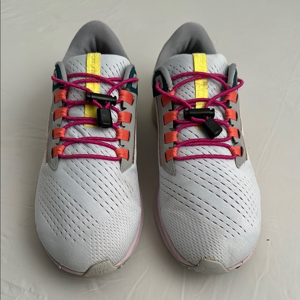 Nike Air Zoom Pegasus premium blue gray multicolor running sneakers